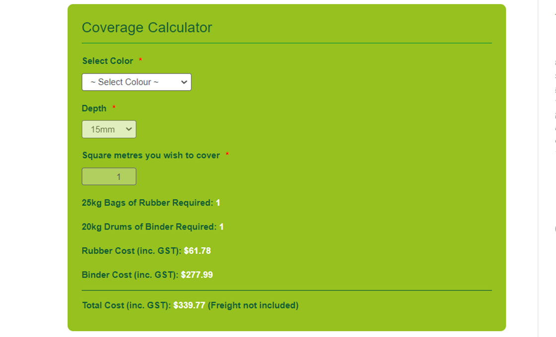 Artificial Grass Cost Calculator